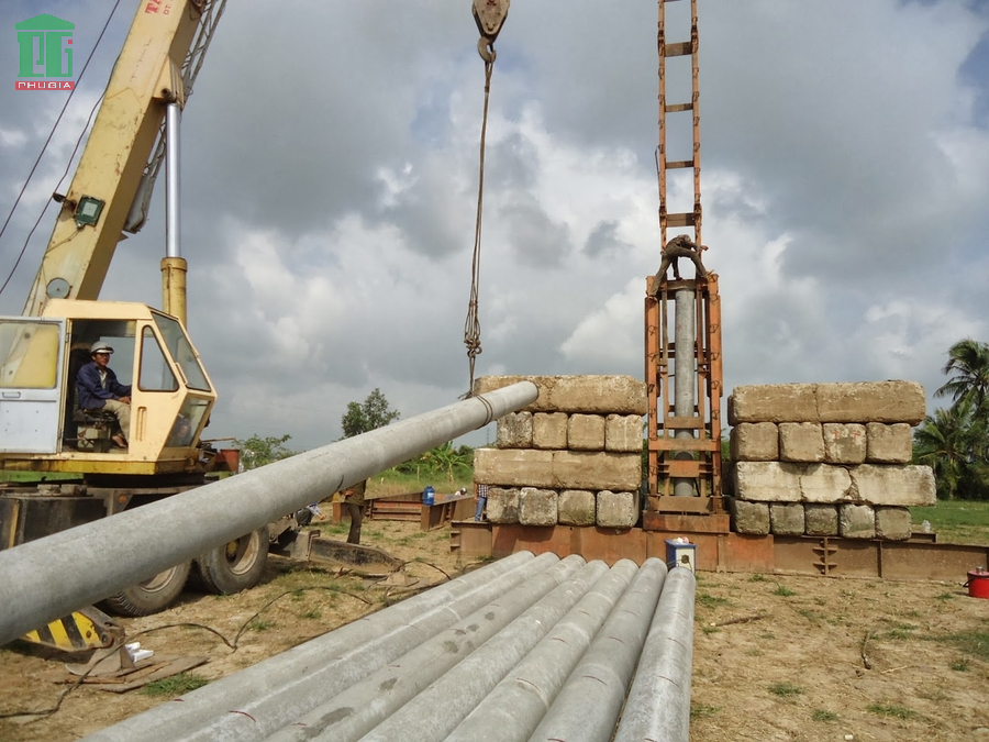 Giai đoạn thi công ép cọc đóng vai trò rất quan trọng